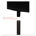 Labor Day Sale! Save $30 off $199! | Deflecto 692056 8.5 in. x 11 in. Insert 56 in. Tall Double-Sided Magnetic Sign Display - Clear/Black image number 9
