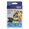 Ink & Toner | Brother LC75CS Innobella 600 Page-Yield High-Yield Ink - Cyan image number 0