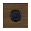  | Alera VA217236WA 71 in. x 35.5 in. x 29.63 in. Valencia Series Straight Front Desk Shell - Modern Walnut image number 4