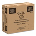  | Dart 626TS PETE Flat Straw-Slot Lids for 16 - 24 oz. Cold Cups (100/Pack, 10 Packs/Carton) image number 3