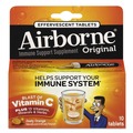 First Aid | Airborne 47865-30004 Immune Support Effervescent Tablet - Zesty Orange image number 0