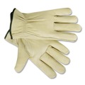 Bulk Savings Pricing 2 | MCR Safety 3211XL Top Grain Cowhide Leather Drivers Gloves - X-Large/Beige (1-Pair) image number 2