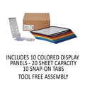 Desktop Organizers | Durable 535900 10 Panels VARIO Wall/Extension Reference System - Assorted Borders and Panels image number 10