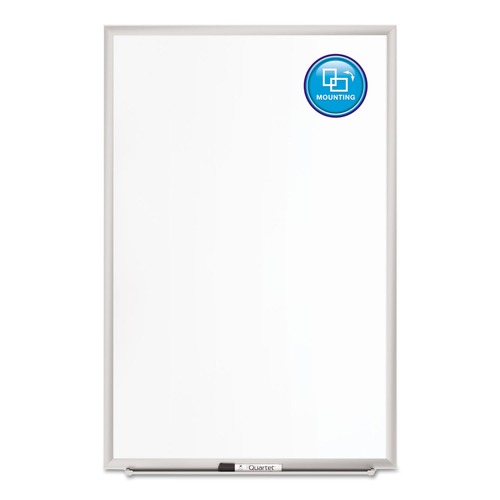  | Quartet 2545 60 in. x 36 in. Classic Series Porcelain Magnetic Dry Erase Board - White Surface, Silver Aluminum Frame image number 0