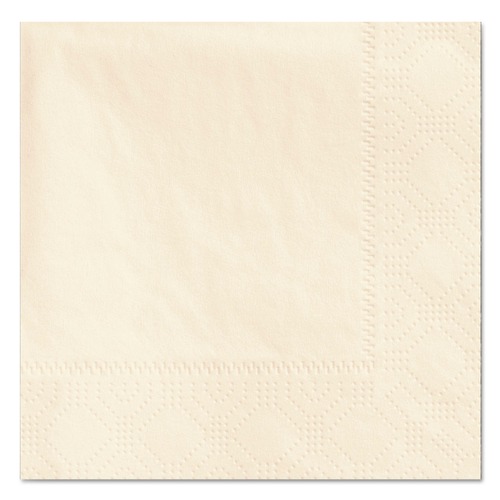 Cutlery | Hoffmaster 180317 ECRU 2 Ply 9-1/2. x 9-1/2 in. Beverage Napkins (1000/carton) image number 0