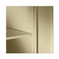  | Alera CM7218PY 36 in. x 18 in. x 72 in. Heavy-Duty Welded Storage Cabinet with 4 Adjustable Shelves - Putty image number 6