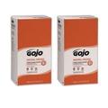 Cleaning & Janitorial Supplies | GOJO Industries 7556-02 5000 mL NATURAL ORANGE Pumice Hand Cleaner Refill - Citrus Scent (2/Carton) image number 0