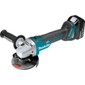 Cut Off Grinders | Makita XAG04T 18V LXT Lithium-Ion Brushless Cordless 4-1/2 in. / 5 in. Cut-Off/Angle Grinder Kit (5.0Ah) image number 1