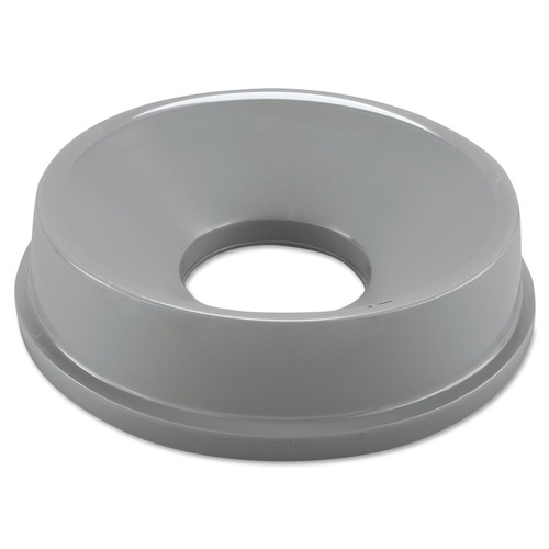 Rubbermaid Commercial FG354800GRAY Untouchable 16.25 in. Round Funnel Top - Gray image number 0