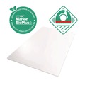 Office Jansan | Floortex NRCMFLBS0004 46 in. x 60 in. Ecotex Marlon BioPlus Rectangular Polycarbonate Chair Mat for Hard Floors - Clear image number 1