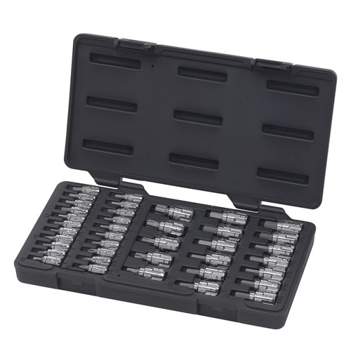 Socket Sets | GearWrench 890040 39-Piece 1/4 in. and 3/8 in. Drive SAE/Metric Vortex Bit Socket Set image number 0