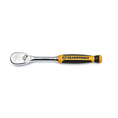 National Tradesmen Day Sale | GearWrench 81007T 90-Tooth 1/4 in. Drive Cushion Grip Teardrop Ratchet image number 0