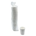Food Service | Boardwalk BWKDW10HCUPPK 10 oz Double-Walled Paper Hot Cups - White (25/Pack) image number 0