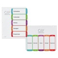 Mothers Day Sale! Save an Extra 10% off your order | Avery 11840 5-Tab 1 to 5 11 in. x 8-1/2 in. Contemporary Color Tabs Customizable TOC Ready Index Multicolor Tab Dividers - White (1 Set) image number 4