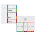 Office Jansan | Avery 11840 5-Tab 1 to 5 11 in. x 8-1/2 in. Contemporary Color Tabs Customizable TOC Ready Index Multicolor Tab Dividers - White (1 Set) image number 4
