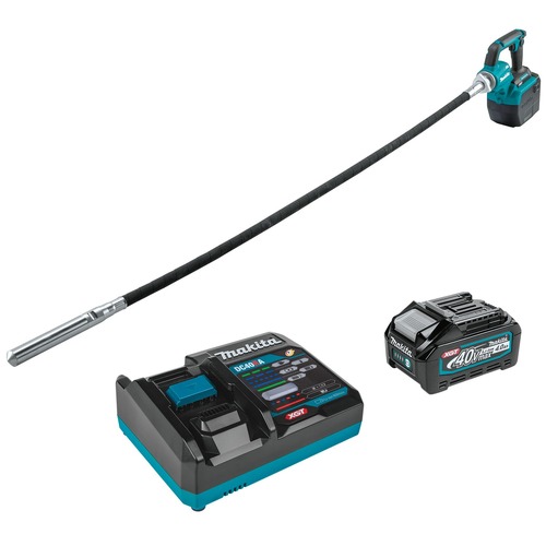 Specialty Tools | Makita GRV01M1 40V max XGT Brushless Lithium-Ion 5-1/2 ft. Cordless Concrete Vibrator Kit (4 Ah) image number 0