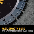 Clearance Center | Dewalt DW47437 14 in. XP7 Reinforced Concrete Segmented Diamond Blade image number 7
