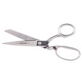 Scissors | Klein Tools 208K 8 in. Bent Trimmer with Knife Edge for Easy Fabric Table Top Cutting image number 1