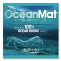 Cleaning & Janitorial Supplies | Deflecto CM1K232OCB 45 in. x 53 in. OceanMat Lipped Carpet Chair Mat - Clear image number 5