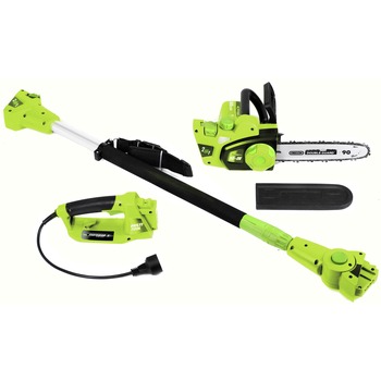 CHAINSAWS | Earthwise CVPS43010 120V 7 Amp 10 in. Corded 2-IN-1 Pole Saw