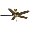 Ceiling Fans | Casablanca 54025 54 in. Concentra Gallery Antique Brass Ceiling Fan with Light image number 1