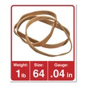 Customer Appreciation Sale - Save up to $60 off | Universal UNV00164 0.04 in. Gauge Size 64 Rubber Bands - Beige (320/Pack) image number 2