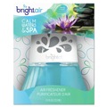 Cleaning & Janitorial Supplies | BRIGHT Air BRI 900115 Scented Oil Air Freshener, Calm Waters And Spa, Blue, 2.5 oz. (6/Carton) image number 1