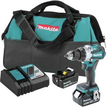 Makita 18V LXT Brushless Lithium-Ion Cordless 1/2 in. Driver-Drill Kit (5 Ah)