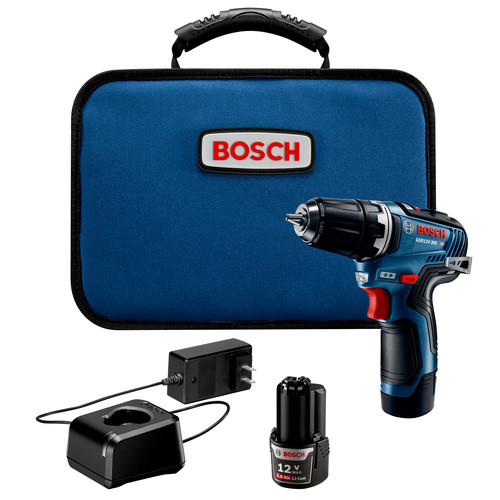 Drill Drivers | Bosch GSR12V-300B22 12V Max EC Brushless Lithium-Ion 3/8 in. Cordless Drill Driver Kit (2 Ah) image number 0