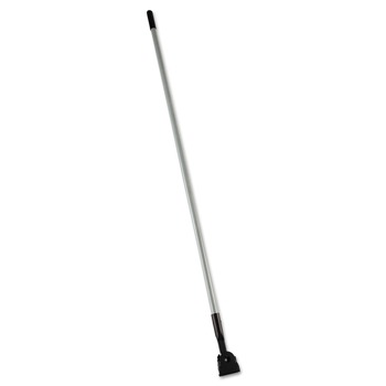 Rubbermaid Commercial Snap-On Fiberglass 1 in. Diameter x 60 in. Dust Mop Handle - Gray/Black