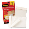 Office Jansan | Scotch 822-P 4 in. x 6 in. ScotchPad Label Protection Tape Sheets - Clear (50/Pack) image number 2