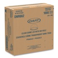 Labor Day Sale! Save $30 off $199! | Dart DNR662 No Hole Plastic Dome Lid Fits 9 oz to 22 oz. Cups - Clear (1000/Carton) image number 0