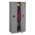 Office Filing Cabinets & Shelves | Tennsco STS-121872-C-MGY 36 in. x 18 in. x 72 in. Three Lockers with Hat Shelves and Coat Rods Single-Tier Locker - Medium Gray image number 1