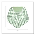 Cleaning & Janitorial Supplies | Boardwalk WCBX-P-010I010I-02-AAS80- 0.11 oz Anti-Splash Urinal Screen - Cucumber Twist Scent/Green (10/Carton) image number 4