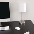 Office Furniture Accessories | Ledu L9135 Table 12.63 in. High and Floor 61.5 in. High Slim Line Lamp Set - Silver (2/Pack) image number 9