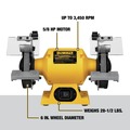 Clearance Center | Dewalt DW756 4 Amp 6 in. Corded Bench Grinder image number 2