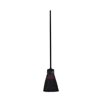 Boardwalk BWK916P 54 in. Wood Handle Maid Broom with Plastic Bristles (1 Dozen)
