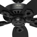 Ceiling Fans | Hunter 53294 52 in. Builder Elite Damp Matte Black Ceiling Fan image number 5