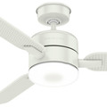 Ceiling Fans | Casablanca 59427 54 in. Paume Ceiling Fan with Light and Integrated Wall Control (Fresh White) image number 5