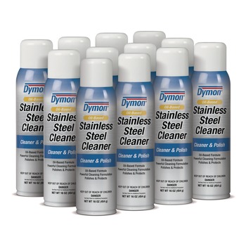 ITW Dymon 16 oz. Aerosol Spray Stainless Steel Cleaner (12/Carton)