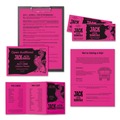 Office Jansan | Astrobrights 22681 8.5 in. x 11 in. 24 lbs. Color Paper - Fireball Fuchsia (500/Ream) image number 3