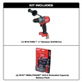 Drill Drivers | Milwaukee MILN280420-48111852 M18 FUEL Brushless Lithium-Ion 1/2 in. Cordless Hammer Drill Driver and (2) M18 REDLITHIUM Lithium-Ion Batteries Bundle (5 Ah) image number 1