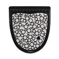 Cleaning & Janitorial Supplies | Boardwalk BWKUMBW 17.5 x 20 Slip-Resistant Disposable Urinal Floor Mat 2.0 - Black/White (6/Carton) image number 1
