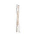 Mops | Boardwalk BWK112R 12 oz. White Rayon Head 48 in. Oak Wood Handle Deck Mops (6/Pack) image number 1
