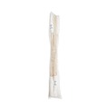 Mops | Boardwalk BWK112R 12 oz. White Rayon Head 48 in. Oak Wood Handle Deck Mops (6/Pack) image number 1