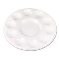 Bulk Savings Pricing 2 | Creativity Street PAC5924 Round Plastic Paint Trays for Classroom - White (10/Pack) image number 2