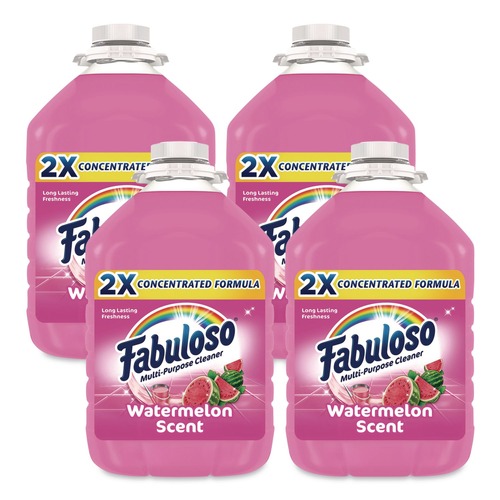 All-Purpose Cleaners | Fabuloso 61051023 128 oz Multi-Use Cleaner - Watermelon Scent (4/Carton) image number 0