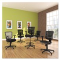  | Alera ALEEL42B18 17.9 in. to 21.6 in. Seat Height Elusion Series Mesh Mid-Back Swivel/Tilt Chair Supports Up to 275 lbs. - Black image number 6