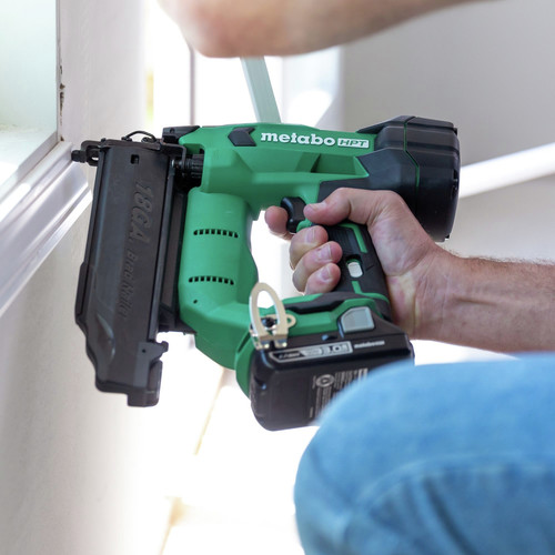 Metabo HPT MultiVolt 18V Brushless Lithium Ion 18 Gauge Cordless Brad Nailer Tool Only
