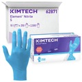 Disposable Gloves | Ansell 62871 Kimtech Element Nitrile Exam Gloves - Small, Blue (2500/Carton) image number 0
